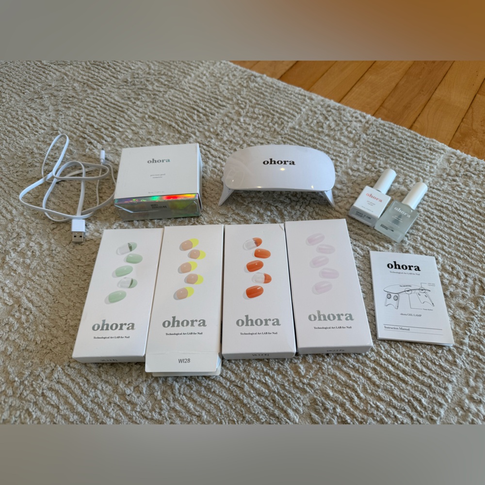 Ohora Gel Nail Kit with LED Lamp